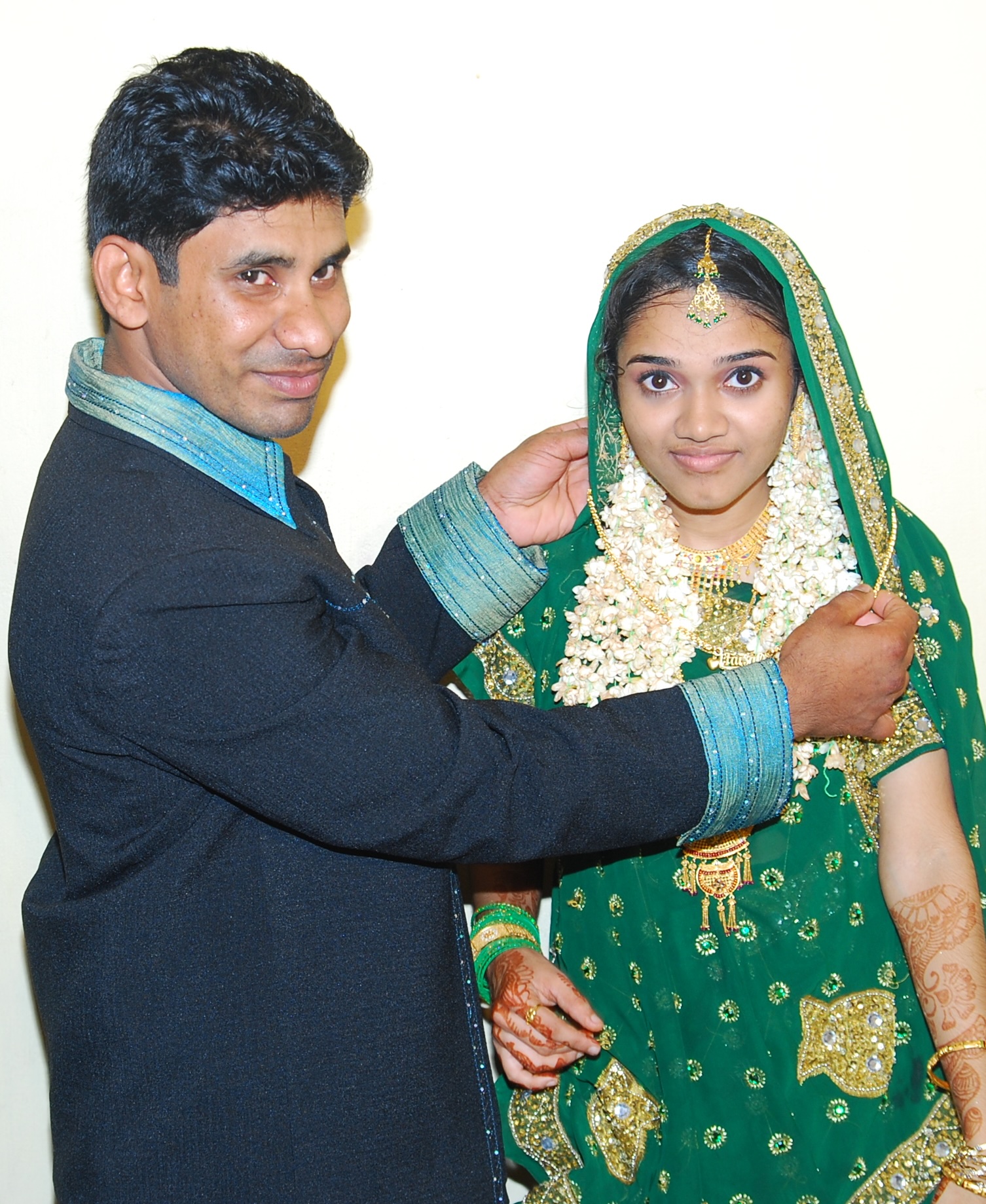 Sajidha and Faizal wedding photo from 2008